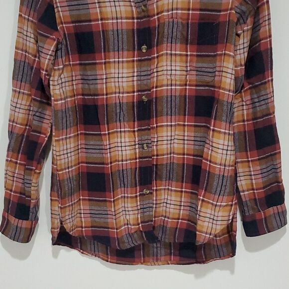 𝅺american Eagle plaid ahh-mazingly soft boyfriend fit XS button down shirt - Picture 3 of 7